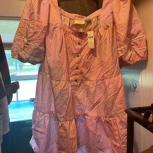 Anthropologie Maeve Gable Tiered Tunic Plus